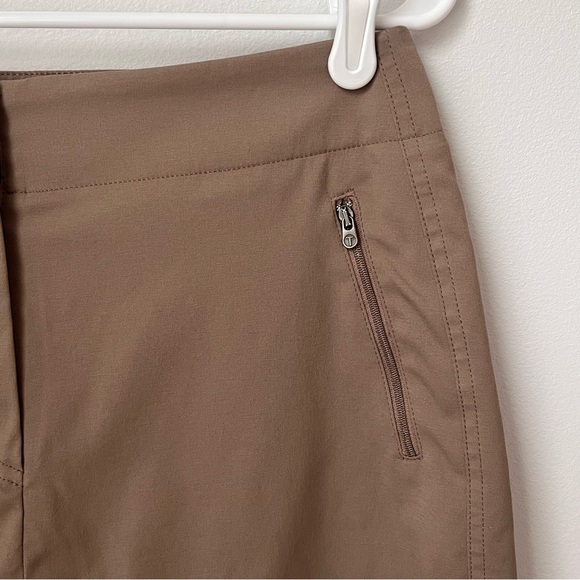 Tail Tech Brown Tennis and Golf A-Line Skort with Zipper Pockets Size 8 - Picture 2 of 8